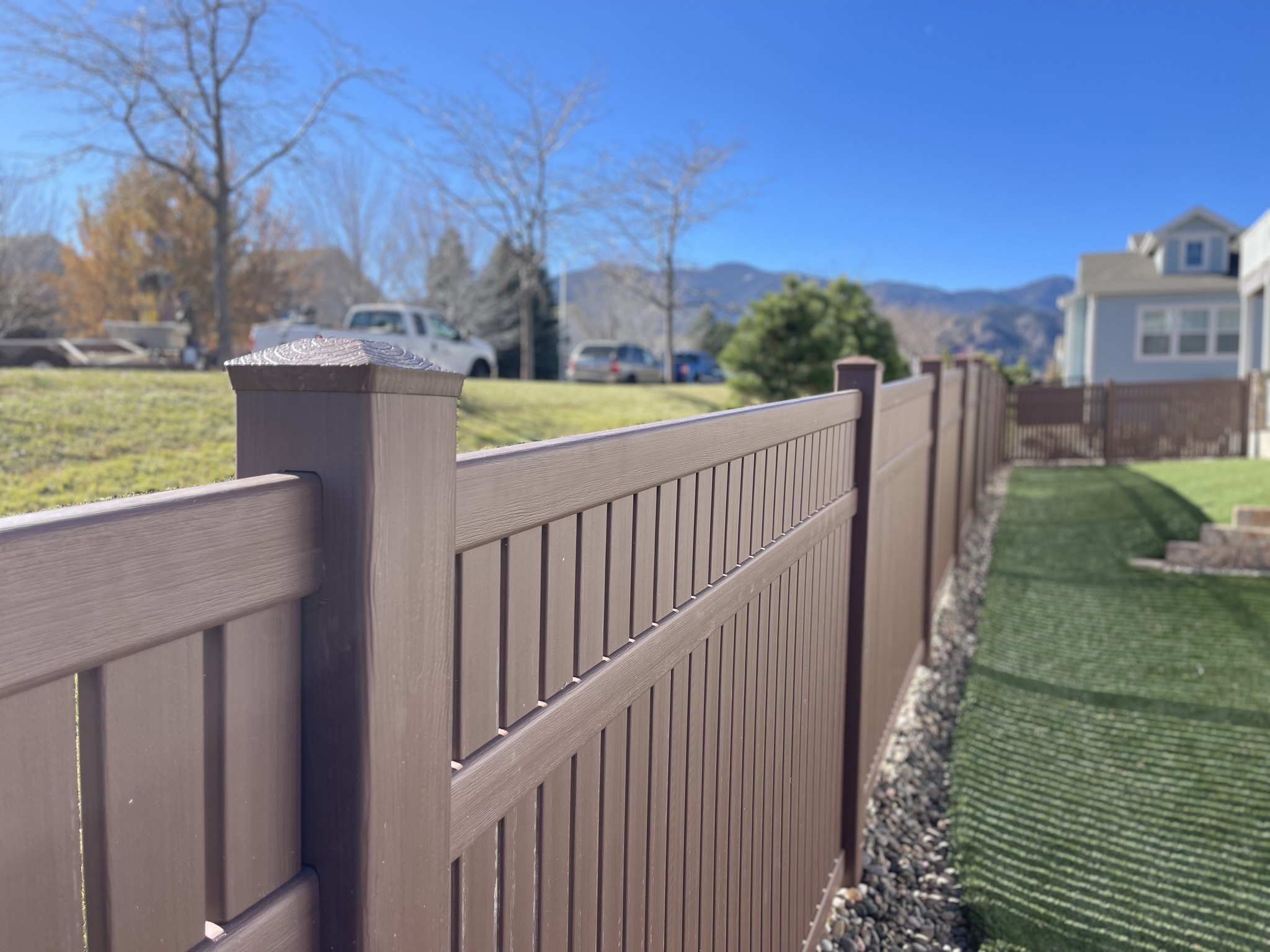 Modern Vinyl Fence