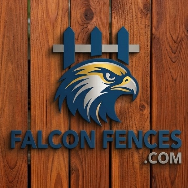Wood privacy fence installation by Falcon Fences